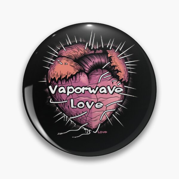 Item preview, Vaporwave Love: Gothic Heart and Nostalgia designed and sold by Piotrek0001.