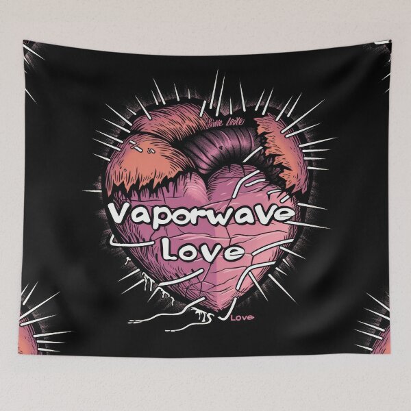 Item preview, Vaporwave Love: Gothic Heart and Nostalgia designed and sold by Piotrek0001.