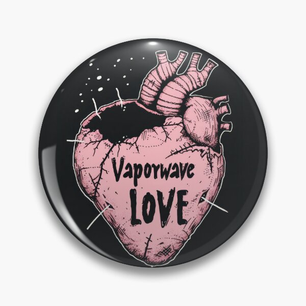 Item preview, Vaporwave Love: Gothic Heart and Nostalgia designed and sold by Piotrek0001.