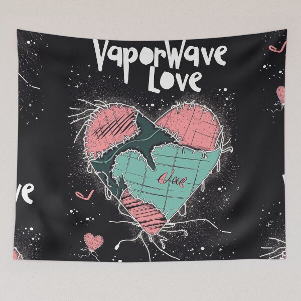 Item preview, Vaporwave Love: Gothic Heart and Nostalgia designed and sold by Piotrek0001.