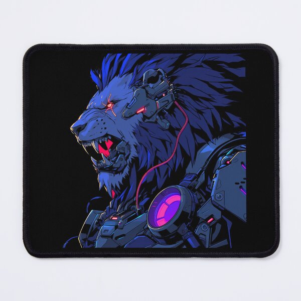 Item preview, Cyber Black Lion // Black Lion // Cool Animal // Cyber Animal // Future Animal Art // Animal Warrior // Animal Cute Art // Gaming Aesthetic stickers designed and sold by SMARTKIT  DESIGNAGENCY.