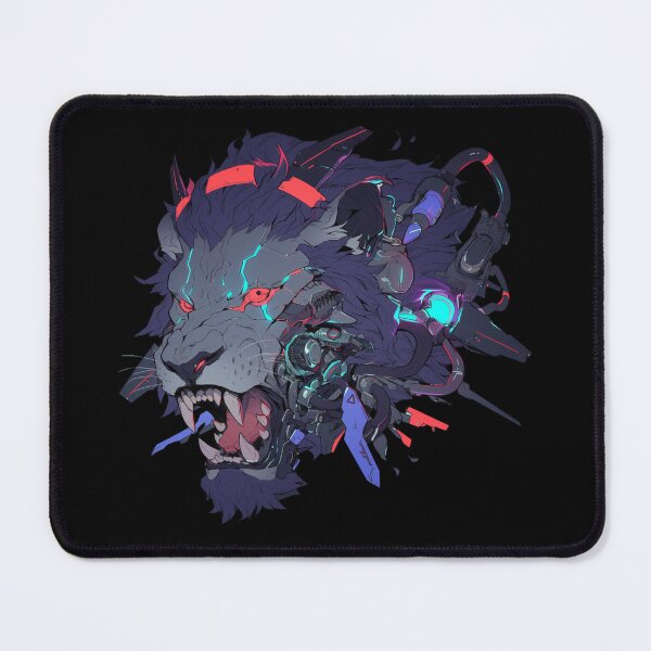 Item preview, Cyber Black Lion // Black Lion // Cool Animal // Cyber Animal // Future Animal Art // Animal Warrior // Animal Cute Art // Gaming Aesthetic stickers designed and sold by SMARTKIT  DESIGNAGENCY.