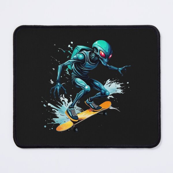 Item preview, Alien on Skateboard designed and sold by JackFreestone.