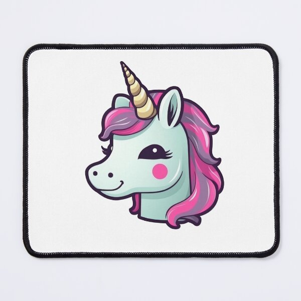 Item preview, Unicorn 4 Cartoon Cute Kawaii Chibi Hand drawn Illustration designed and sold by Cutepix.