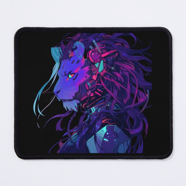 Item preview, Cyber Black Lion // Black Lion // Cool Animal // Cyber Animal // Future Animal Art // Animal Warrior // Animal Cute Art // Gaming Aesthetic stickers designed and sold by SMARTKIT  DESIGNAGENCY.