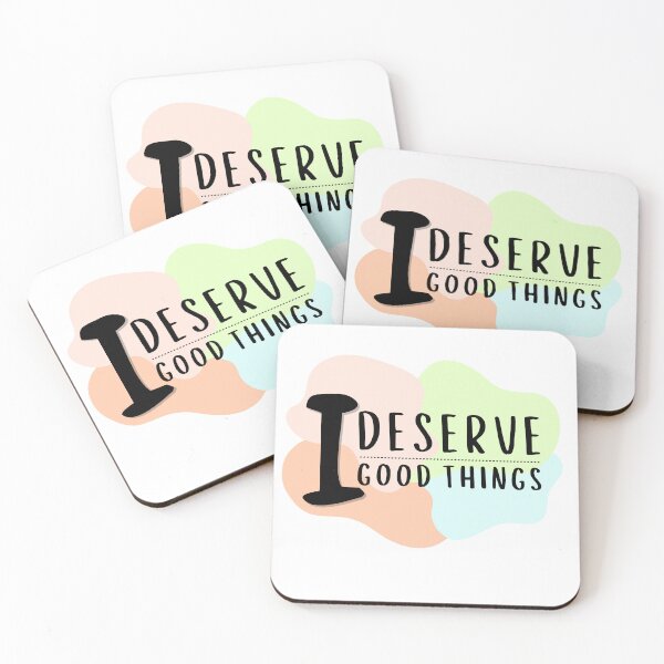 Item preview, I deserve good things affirmation designed and sold by Lemon-Monday.