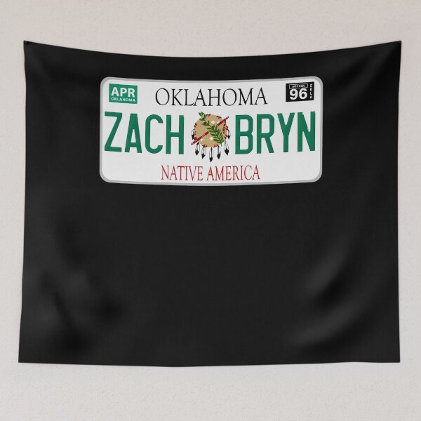 Item preview, Zlb Oklahoma License Plate designed and sold by YvonPlante.