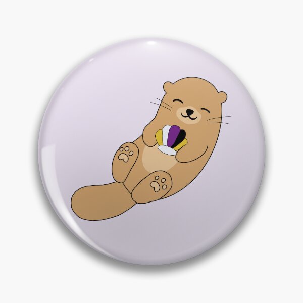 Item preview, Non binary Otter PRIDE COLLECTION designed and sold by gobroadway.