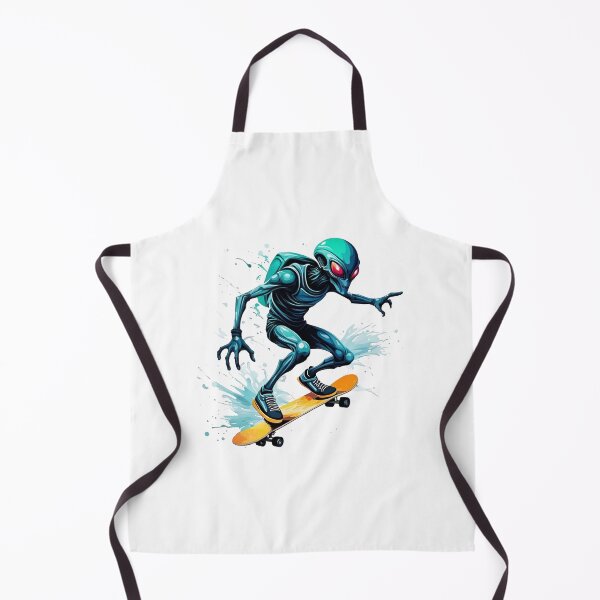 Item preview, Alien on Skateboard designed and sold by JackFreestone.