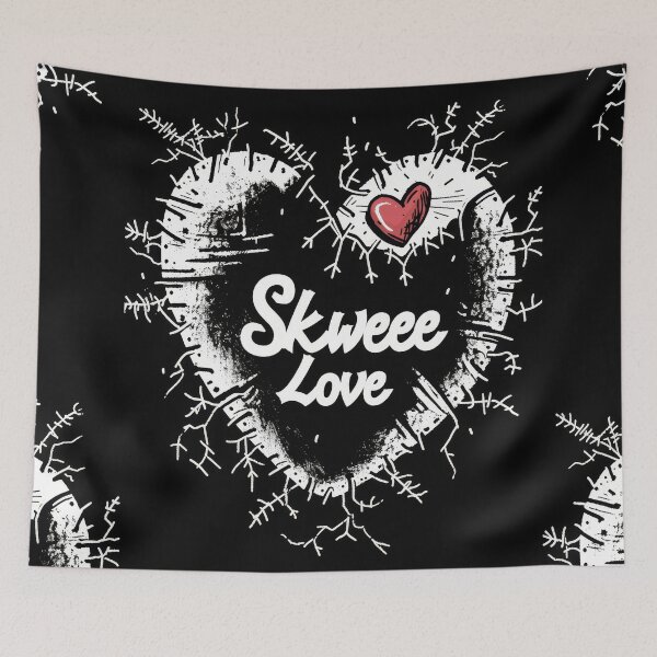 Item preview, Skweee Love: Torn Heart in Retro Gothic Style designed and sold by Piotrek0001.