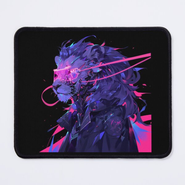 Item preview, Cyber Black Lion // Black Lion // Cool Animal // Cyber Animal // Future Animal Art // Animal Warrior // Animal Cute Art // Gaming Aesthetic stickers designed and sold by SMARTKIT  DESIGNAGENCY.