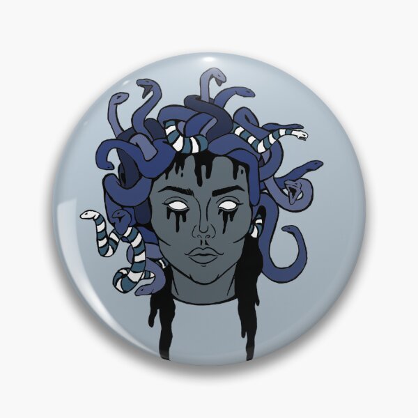 Item preview, Darkblue Medusa designed and sold by minartisan.