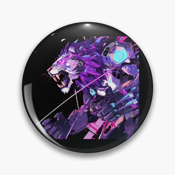 Item preview, Cyber Black Lion // Black Lion // Cool Animal // Cyber Animal // Future Animal Art // Animal Warrior // Animal Cute Art // Gaming Aesthetic stickers designed and sold by SMARTKIT  DESIGNAGENCY.