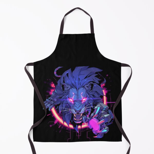 Item preview, Cyber Black Lion // Black Lion // Cool Animal // Cyber Animal // Future Animal Art // Animal Warrior // Animal Cute Art // Gaming Aesthetic stickers designed and sold by SMARTKIT  DESIGNAGENCY.