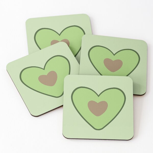 Item preview, Avocado heart designed and sold by Cre8iveCat.