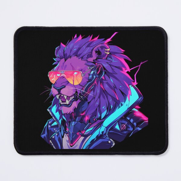 Item preview, Cyber Black Lion // Black Lion // Cool Animal // Cyber Animal // Future Animal Art // Animal Warrior // Animal Cute Art // Gaming Aesthetic stickers designed and sold by SMARTKIT  DESIGNAGENCY.