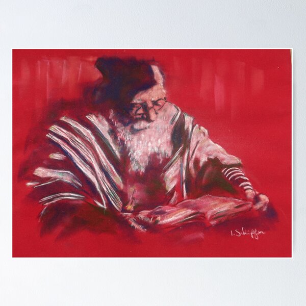 Item preview, Rabbi in red designed and sold by QueenEstherLLC.