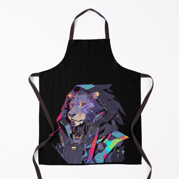 Item preview, Cyber Black Lion // Black Lion // Cool Animal // Cyber Animal // Future Animal Art // Animal Warrior // Animal Cute Art // Gaming Aesthetic stickers designed and sold by SMARTKIT  DESIGNAGENCY.