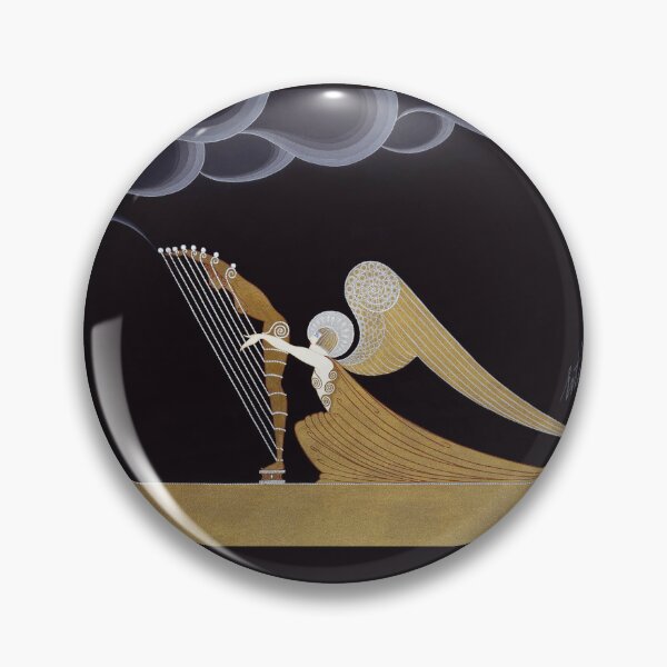 Item preview, Harp by Erte designed and sold by CJVisions.