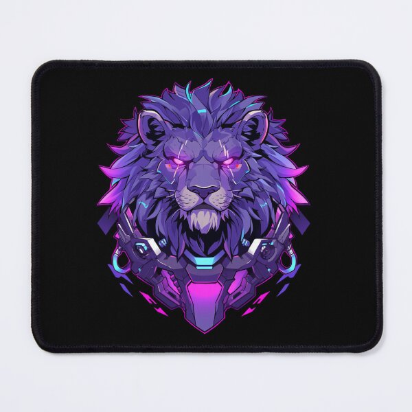 Item preview, Cyber Black Lion // Black Lion // Cool Animal // Cyber Animal // Future Animal Art // Animal Warrior // Animal Cute Art // Gaming Aesthetic stickers designed and sold by SMARTKIT  DESIGNAGENCY.
