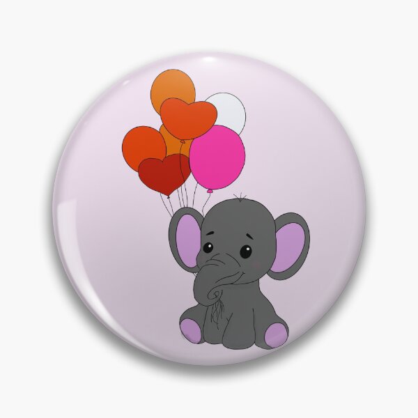 Item preview, Light grey Lesbian Elephant PRIDE COLLECTION designed and sold by gobroadway.