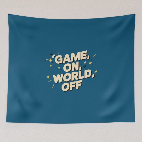 Item preview, Game On, World Off designed and sold by Cuckoo Parrot.