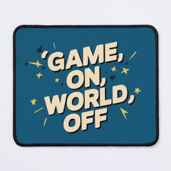 Item preview, Game On, World Off designed and sold by Cuckoo Parrot.