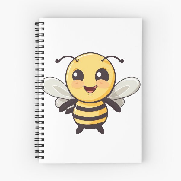 Artikelvorschau, Biene Niedlich Kawaii Chibi Cartoon 2 Honigbiene Handgezeichnete entworfen und verkauft von Cutepix.
