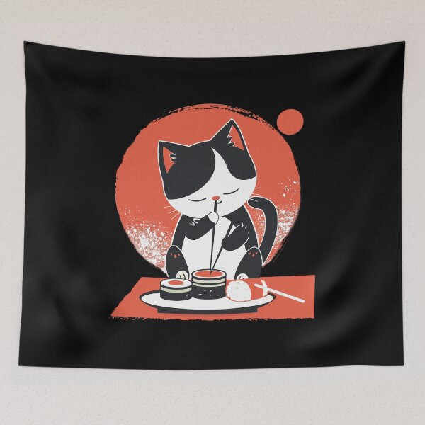 Item preview, Sushi Zen - Paws and Reflect designed and sold by VisualArtsOasis.