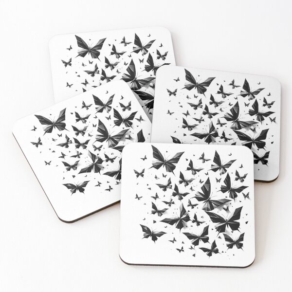 Item preview, Ephemeral Night Origami Butterflies designed and sold by TrendyGraphTees.