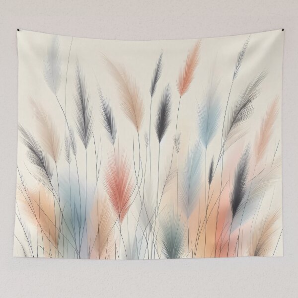 Item preview, Colourful long grasses.  designed and sold by ShazellArt.