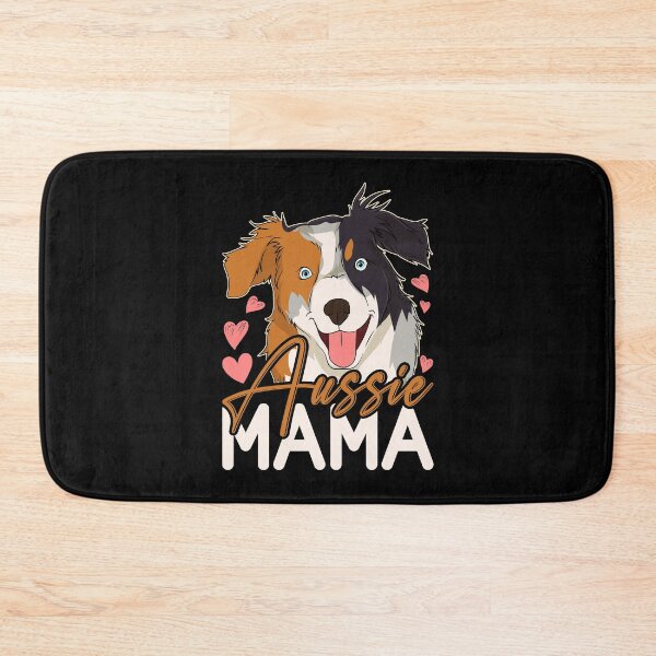 Item preview, Aussie Mama Dog Lover Mothers Day Australian Shepherd designed and sold by bestshirtdesign.
