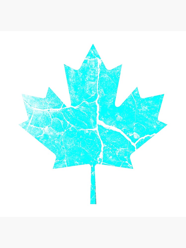 Canada Maple Leaf Vintage Airline Travel Art Poster Print
