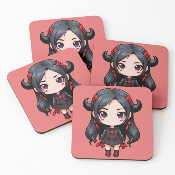 Aperçu de l'œuvre Kawaii Démon Fille Chibi créée et vendue par MadnessEnvelope.