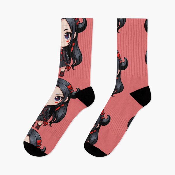 Aperçu de l'œuvre Kawaii Démon Fille Chibi créée et vendue par MadnessEnvelope.