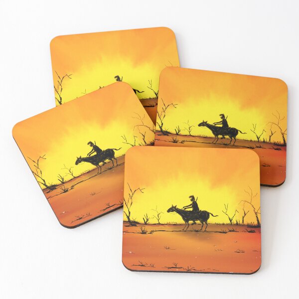 Item preview, Ned Kelly Homeward Bound At Sunset designed and sold by EJCairns.