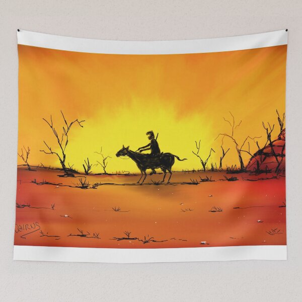 Item preview, Ned Kelly Homeward Bound At Sunset designed and sold by EJCairns.