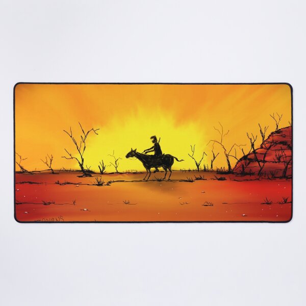 Item preview, Ned Kelly Homeward Bound At Sunset designed and sold by EJCairns.