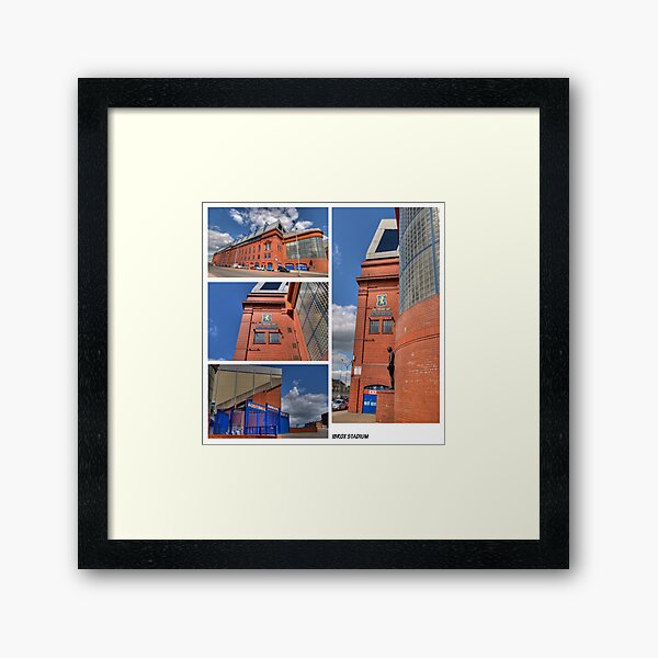 Ibrox Montage Framed Art Print