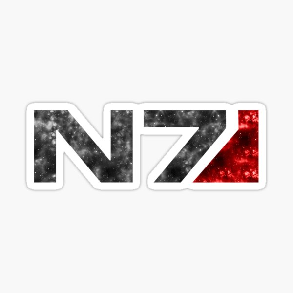 Vista previa del artículo con la obra «Efecto de masa - Logotipo N7», diseñado y vendido por Anaorrez.