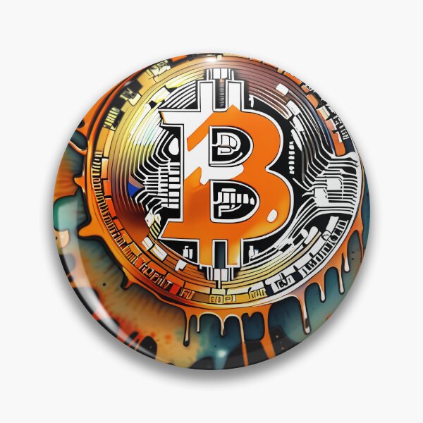 Item preview, Colorful Watercolor Splashes Bitcoin Logo designed and sold by SavanaReilly.
