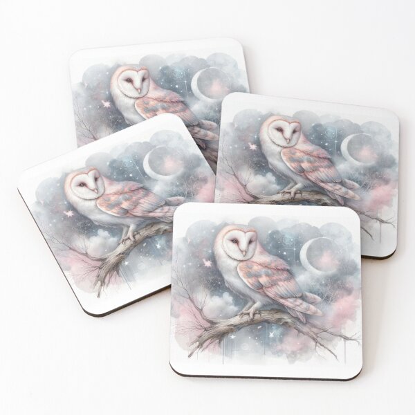 Item preview, Soft Water Paint Owl designed and sold by BluesSketchbook.