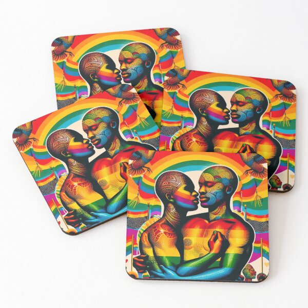 Item preview, Africa Pride 2024 LGBTQIA+ Love Is Love Gay Pride Graphic Design designed and sold by ItsAKinkThing.