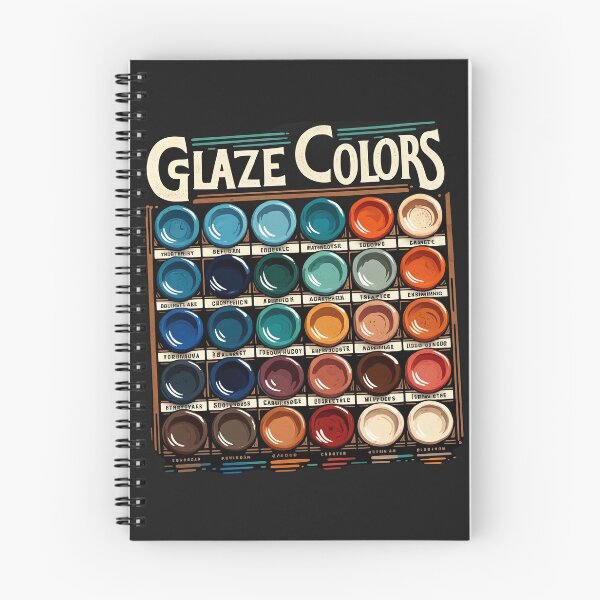 Item preview, Ceramic Artist's Palette: Glaze Color Spectrum designed and sold by TrendyGraphTees.