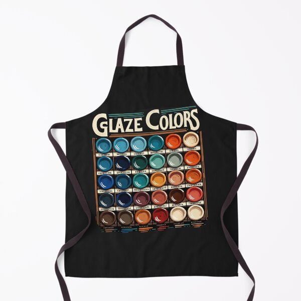 Item preview, Ceramic Artist's Palette: Glaze Color Spectrum designed and sold by TrendyGraphTees.