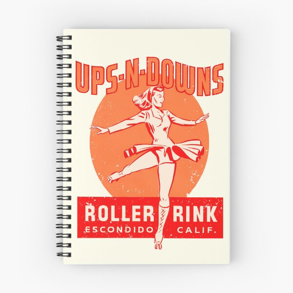 Item preview, 1950s Ups n Downs California Roller Rink designed and sold by retropetrol.
