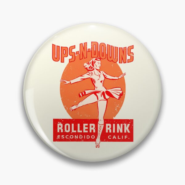 Item preview, 1950s Ups n Downs California Roller Rink designed and sold by retropetrol.
