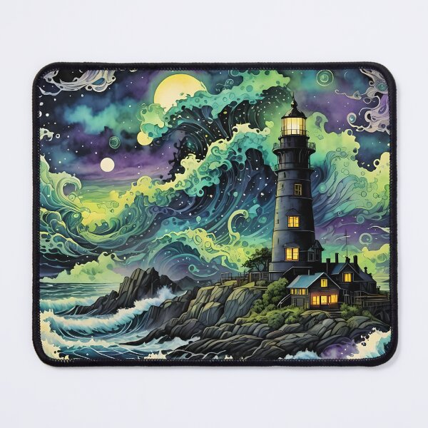 Item preview, Tempestuous Lighthouse designed and sold by REALDesign-Shop.