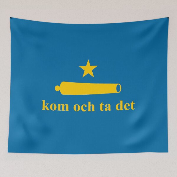 Item preview, Swedish National CATI Flag 1 (svenska nationella "kom och ta det"-flaggan) designed and sold by JonathanR1994.