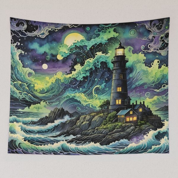 Item preview, Tempestuous Lighthouse designed and sold by REALDesign-Shop.